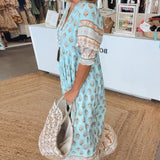 Modena - Robe décontractée imprimée avec décolleté en V