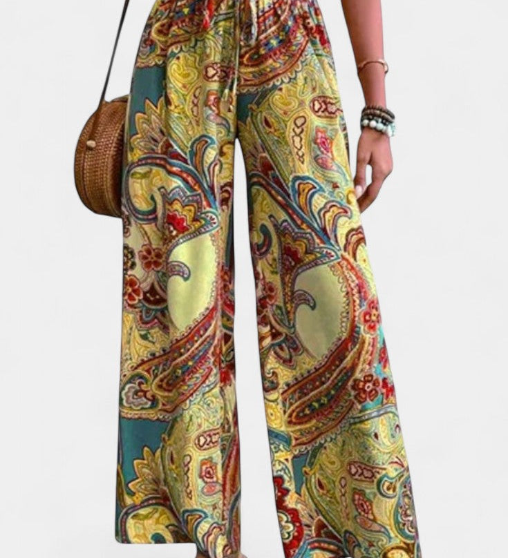 Vitoria Pantalons d'Été à Jambe Large