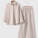 Ensemble Skye en Lin et Coton à Silhouette Décontractée