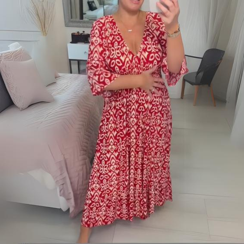 YARA® | ROBE D'ÉTÉ À ENCOLURE EN V