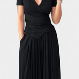 Ensemble Confortable à Deux Pièces Ruslana avec Décolleté en V Croisé