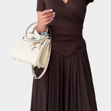 Ensemble Confortable à Deux Pièces Ruslana avec Décolleté en V Croisé