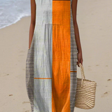 Maggio | Robe Midi Colorblock