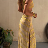 Chloe - Robe élastique Eleanor Tie-dye