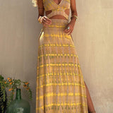 Chloe - Robe élastique Eleanor Tie-dye