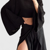 Ensemble Fluide Elsie avec Kimono et Pantalon Croisé