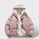 Veste d'hiver chaude pour femmes avec fermeture éclair