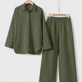 Ensemble Skye en Lin et Coton à Silhouette Décontractée