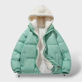 Veste d'hiver chaude pour femmes avec fermeture éclair