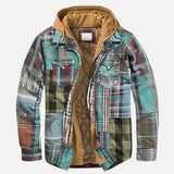 Fernando | Gilet patchwork à motif à carreaux