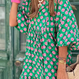 VANESSA | ROBE MAXI LONGUE AVEC IMPRIMÉ