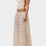 Ensemble Eugenie avec Top Plissé et Jupe