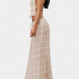 Ensemble Eugenie avec Top Plissé et Jupe