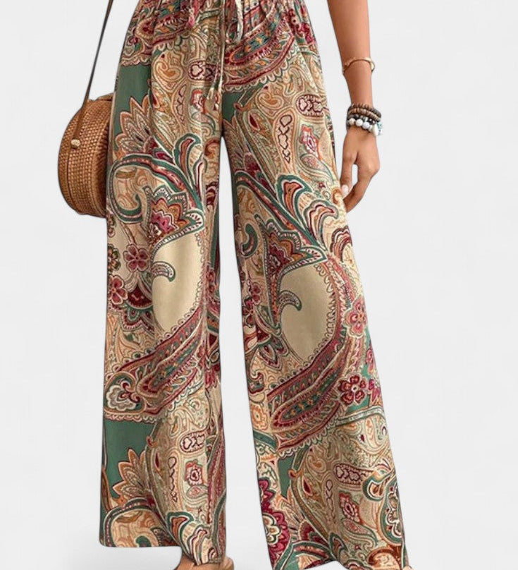 Vitoria Pantalons d'Été à Jambe Large