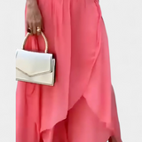 Maravilla Ensemble Fluide de Deux Pièces avec Top Ample et Jupe Asymétrique