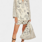 Ensemble Amalia Chemise Imprimée avec Short Élastique