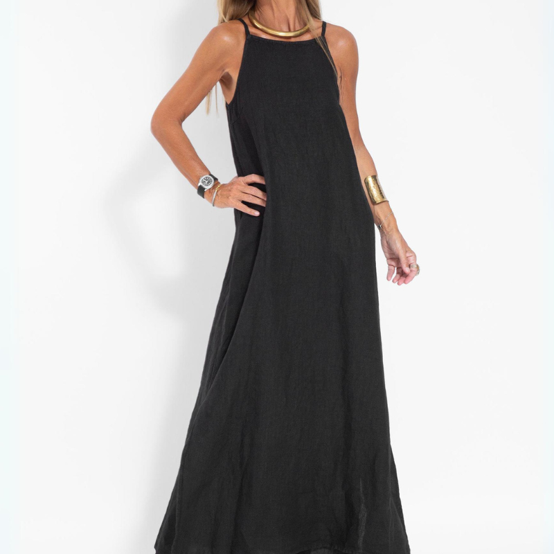 LIANA | ROBE EN LIN ARTISANALE