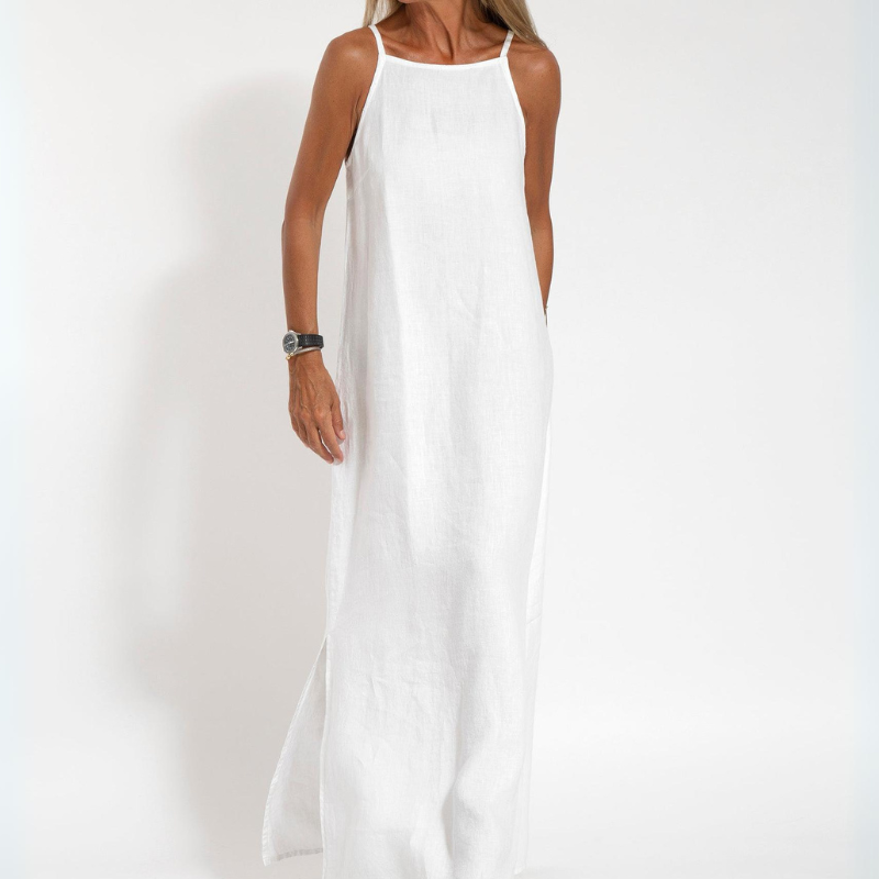 LIANA | ROBE EN LIN ARTISANALE