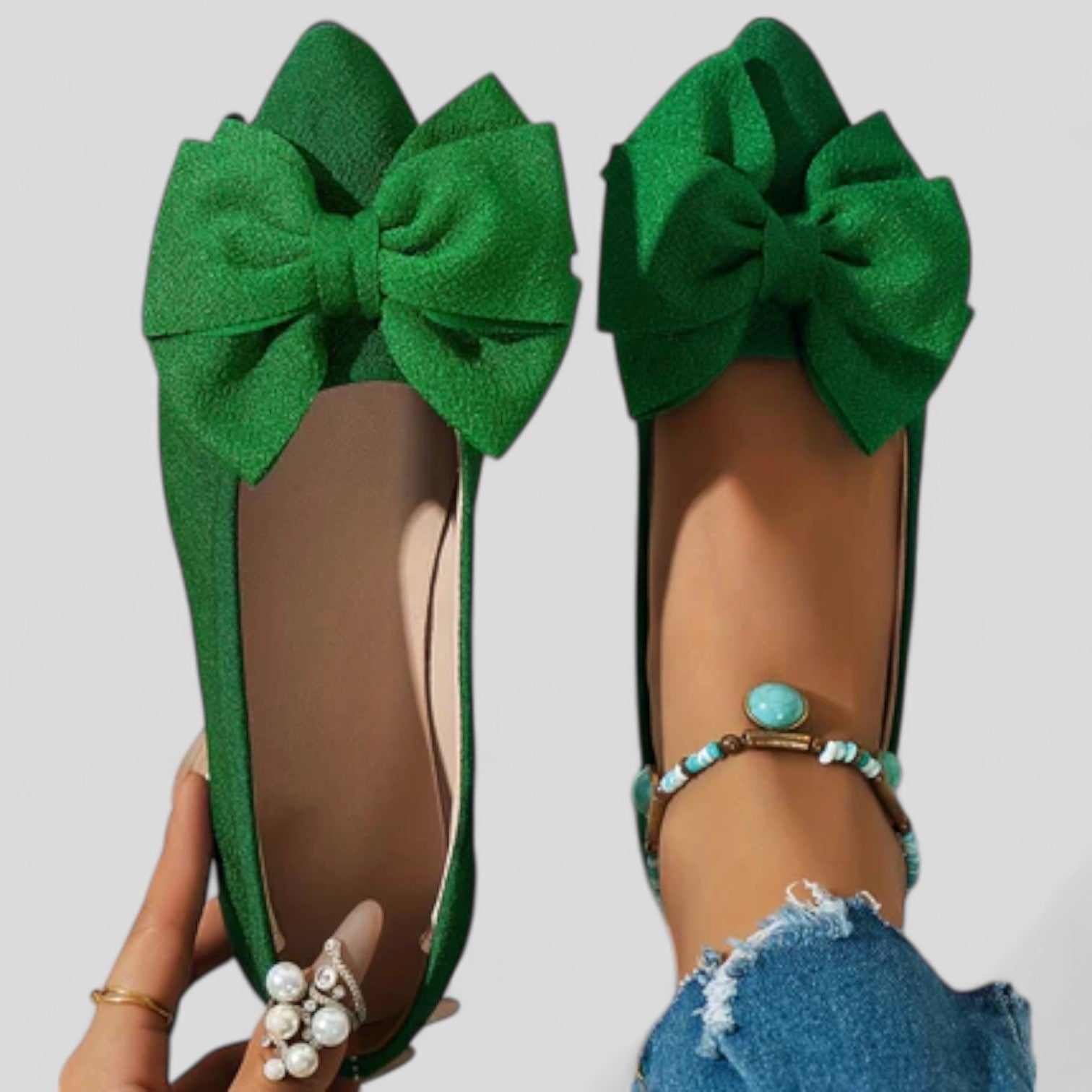 Esmelina | Ballerines avec nœud