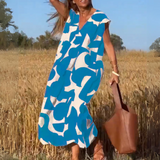 ELENA | ROBE IMPRIMÉE AVEC ENCOLURE EN V