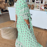 Modena - Robe décontractée imprimée avec décolleté en V