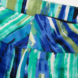 Inna Pantalons Droits Taille Haute avec Imprimé Marbre