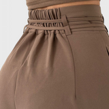 Sophie Pantalons à jambes larges avec cordons