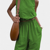 Portia Ensemble en Coton et Lin avec Ouverture Latérale