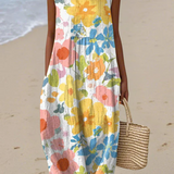 Ella | Robe Midi Fleurie Pastel