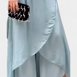 Maravilla Ensemble Fluide de Deux Pièces avec Top Ample et Jupe Asymétrique