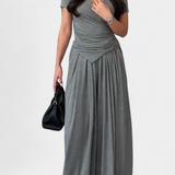 Ensemble Confortable à Deux Pièces Ruslana avec Décolleté en V Croisé