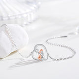 Bracelet ajustable d'amitié sur le thème des chiens