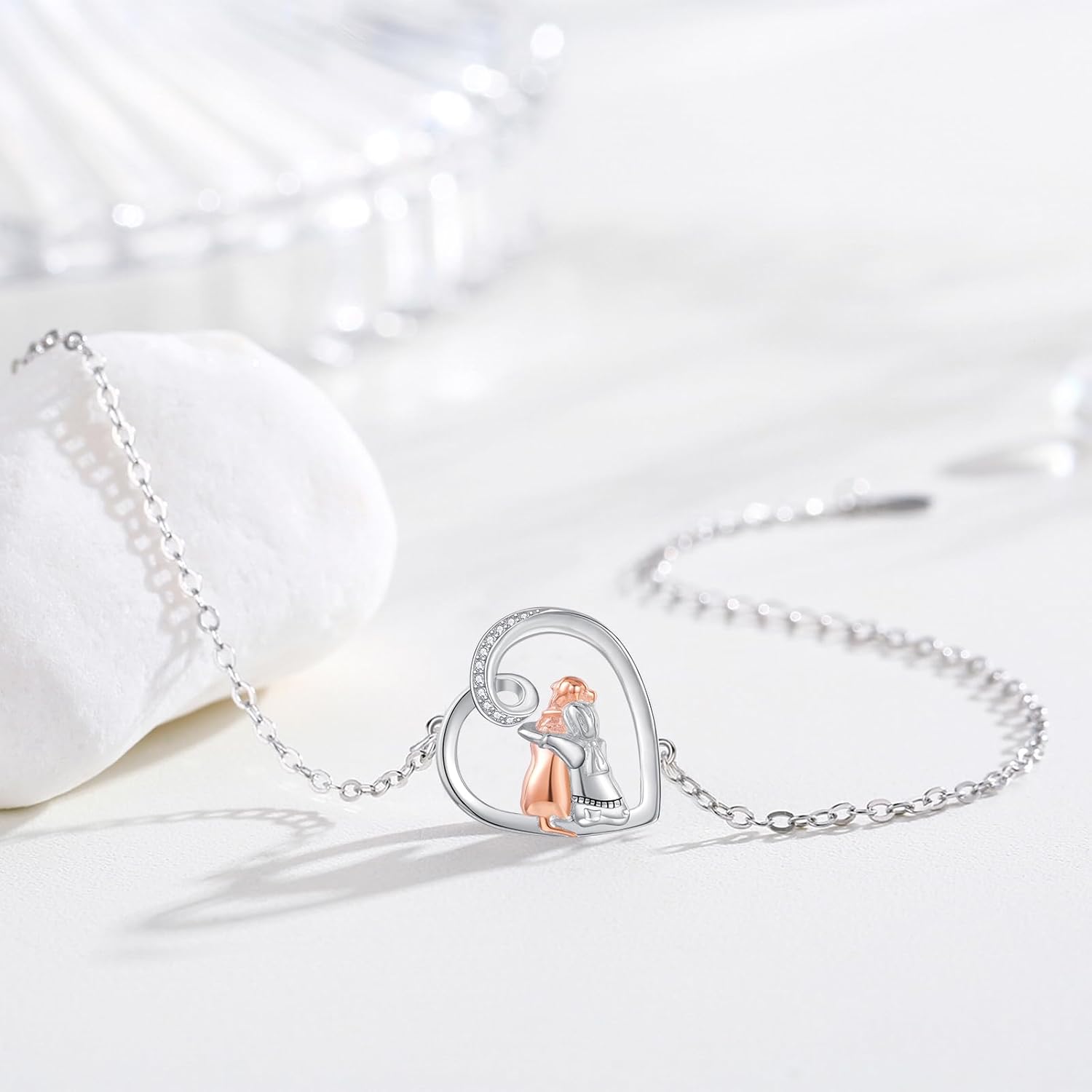 Bracelet ajustable d'amitié sur le thème des chiens