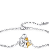 Bracelet ajustable d'amitié sur le thème des chiens