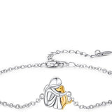 Bracelet ajustable d'amitié sur le thème des chiens