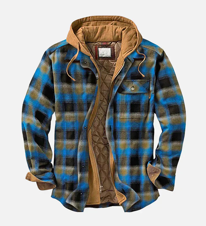 Fernando | Gilet patchwork à motif à carreaux