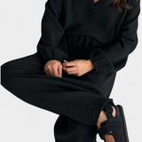 Aya Ensemble de Deux Pièces en Coton avec Décolleté en V