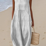 Rosa | Robe Midi Brodée