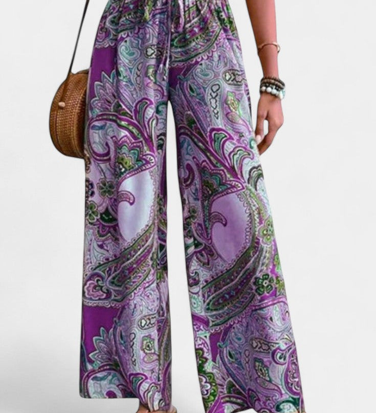 Vitoria Pantalons d'Été à Jambe Large