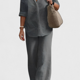 Ensemble Skye en Lin et Coton à Silhouette Décontractée