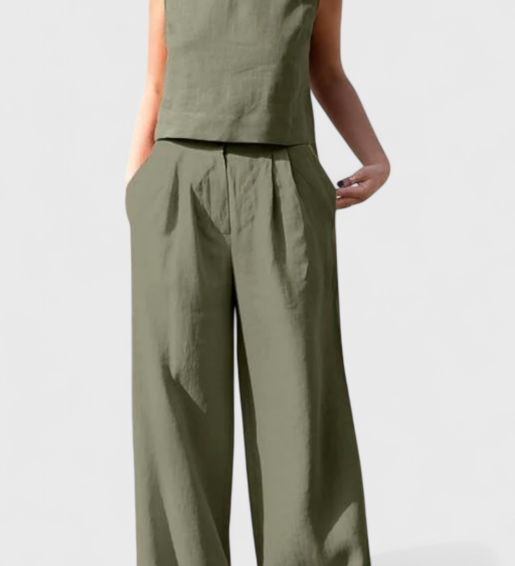 Ensemble Vintage Sans Manches Yvanne