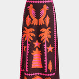 Ensemble Top et Jupe Courte Sloan Palmier Coco