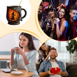 Tasse artistique 3D “Halloween – Sorcière”