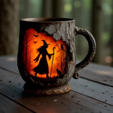 Tasse artistique 3D “Halloween – Sorcière”
