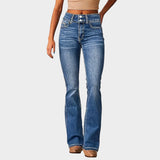 Aya™ | Jeans évasés taille haute