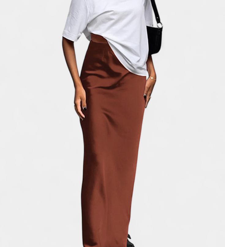 Jupe Maxi Utility Fable en Design Uni et Style Épuré