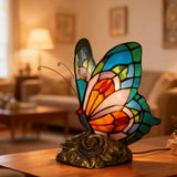 BUTTERGLOW | Lampe en verre faite à la main avec papillon