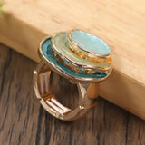 Bague Rétro à 3 Niveaux