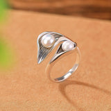 Bague Vintage en Or et Argent avec Marguerites