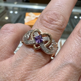 Bague bicolore en or mixte